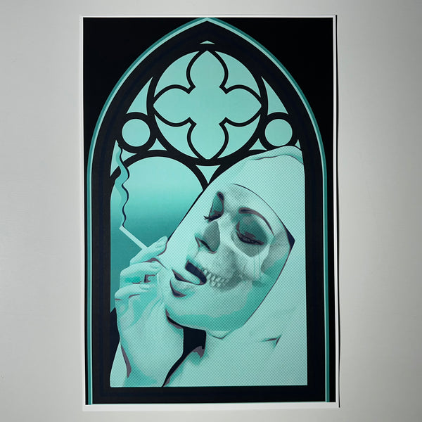 SMOKING NUN / TIFFANY (print)
